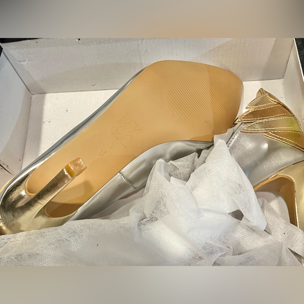 New York & Company Womens Magdi Pointy Pointed Toe Stiletto Heel Pumps size 9 - Picture 6 of 7
